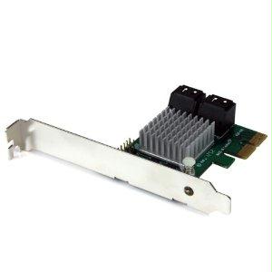 Startech Add 4 Internal Sata Iii (6gbps) Ports To A Computer Through A Pci Express X2 Slo