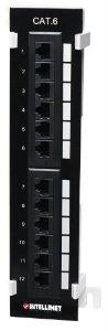 Intellinet Patch Panel - Networking / Ports Qty: 12 - Supports 22 To 26 Awg Stranded And So