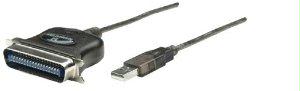 Manhattan - Strategic Usb To Parallel Printer Converter Usb A To Cen36 Male, 1.8 M (6 Ft.)