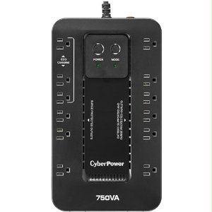Cyberpower Systems (usa), Inc. Eco (12) 5-15r Outlets 5ft Cord 5-15p Plug 15a Green Rj11 3yr Warranty