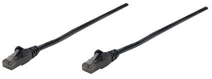 Intellinet 3 Ft Black Cat6 Snagless Patch Cable