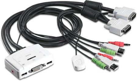 Trendnet Inc 2-port Dvi Audio Kvm Switch