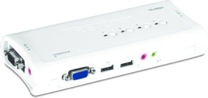 Trendnet Inc 4-port Kit Waudio Include 4 X Kvm Cables