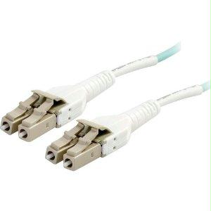 Legrand Dat C2g 5m Lc Uniboot 10gb 50/125 Om3 Duplex Multimode Fiber Cable - Aqua - 16ft Om3