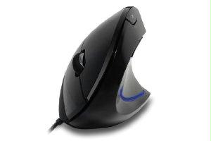 Adesso Vertical  Illuminated Ergonomic Usb Mouse , Contour Shape With Handshake