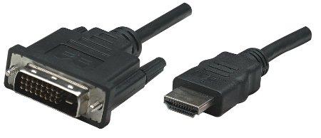 Manhattan - Strategic 6 Ft Hdmi M/dvi-d/m, Dual Link