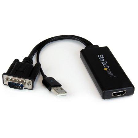 Startech Convert A Vga Signal From A Laptop Or Desktop To Hdmi Usb-powered -convert Vga T