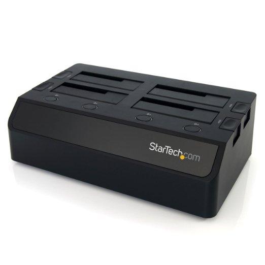 Startech Quad-bay Hard Drive Dock For 2.5 / 3.5 Sata Drives;  Sata Iii (6.0 Gbps); Usb 3.