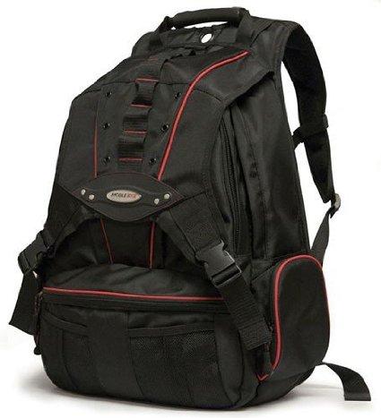 Mobile Edge Llc Premium Backpack - 17.3in Laptop & Dedicated Tablet Compartment - Black/red Trim