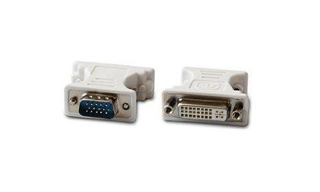 Add-on Addon Vga Male To Dvi-i (29 Pin) Female White Adapter