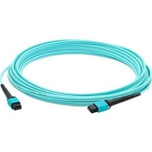 Add-on This Is A 10m Mpo (female) To Mpo (female) 12-strand Aqua Crossover Riser-rated