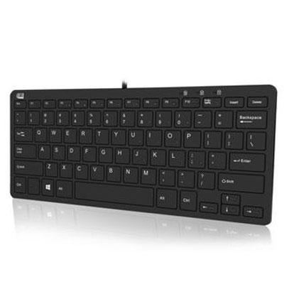 Adesso Slimtouch 11.25 Inch Wide Mini Multimedia Keyboard With 2 Usb Hubs ,sciss