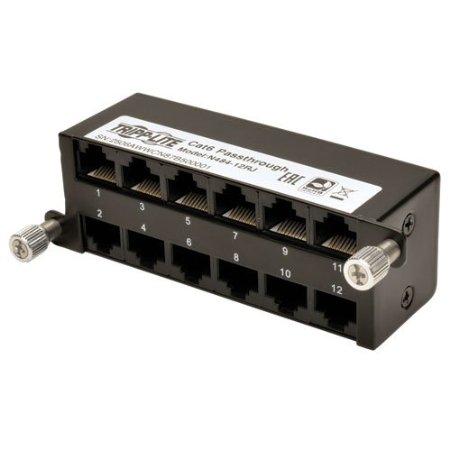 Tripp Lite Cat6a Pass-through Cassette - (x12) Rj45 - High Density Copper Cassette