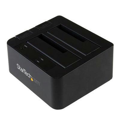Startech Dual-bay Hard Drive Dock For 2.5 / 3.5 Sata Drives;  Sata Iii (6.0 Gbps) Hdd/ssd