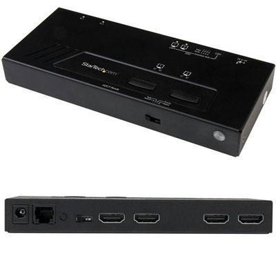 Startech Automatically Switch Between Two Video Sources On Two Displays With Fast Switchi