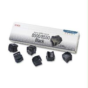 Genuine Xerox Solid Ink 8500/8550 Black (6 Sticks), 108r00672