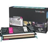 Lexmark C5240mh Magenta Return Program Toner Cartridge For Use In C524,532,534 E
