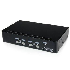 Startech Control Up To 4 Pc Or Mac Computers From A Single Keyboard, Mouse And Monitor An