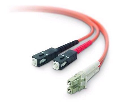 Belkin International Inc Belkin Lc To Sc Duplex Fiber 2m (6.5) Patch Cable