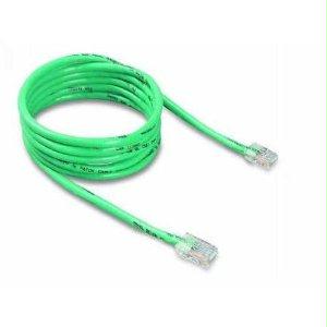 Belkin International Inc 2ft Cat5e Patch Cable, Utp, Green Pvc Jacket, 24awg, T568b, 50 Micron, Gold Plat
