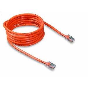 Belkin International Inc 15ft Cat5e Patch Cable, Utp, Orange Pvc Jacket, 24awg, T568b, 50 Micron, Gold Pl
